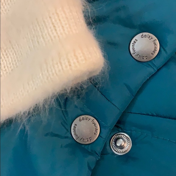 NWOT Daisy Fuentes Aquamarine Puffer Vest Jacket L - Picture 6 of 8